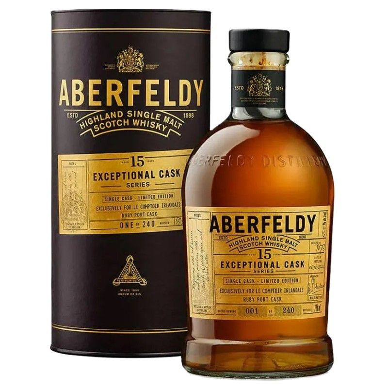 アバフェルディ15年 エクセプショナルカスクシリーズ For Le Comptoir Irlandais ボトリング #1873 55.5% 700ml
