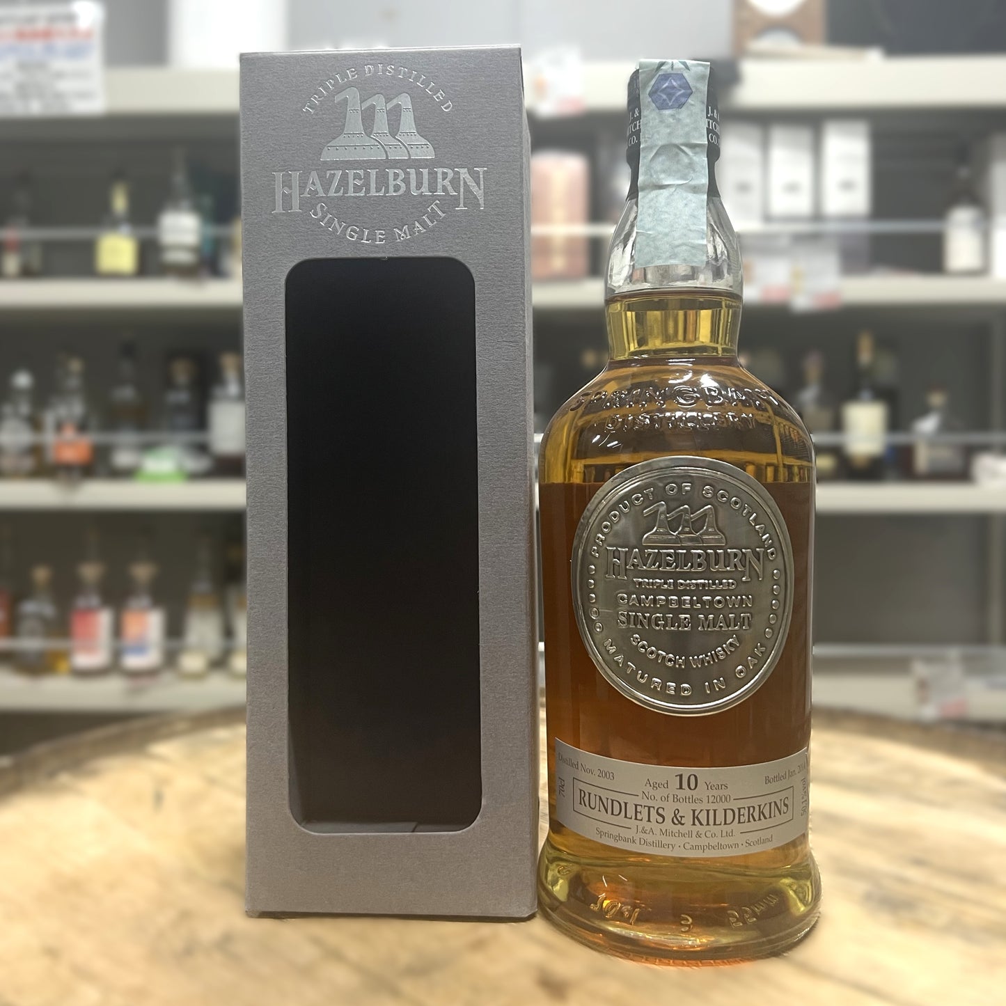 【オールドボトル】ヘーゼルバーン10年2003 Rundlets & Kilderkins イタリア流通品 50.1% 700ml