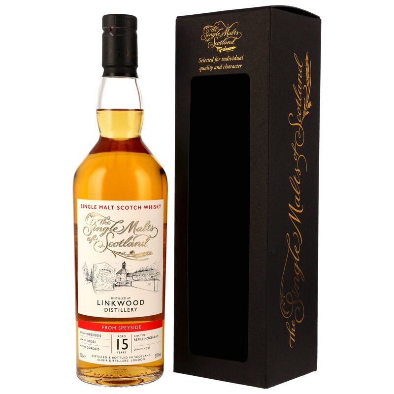 リンクウッド15年 2010 - 2025 #301253 - Single Malts of Scotland 51.9% 700ml