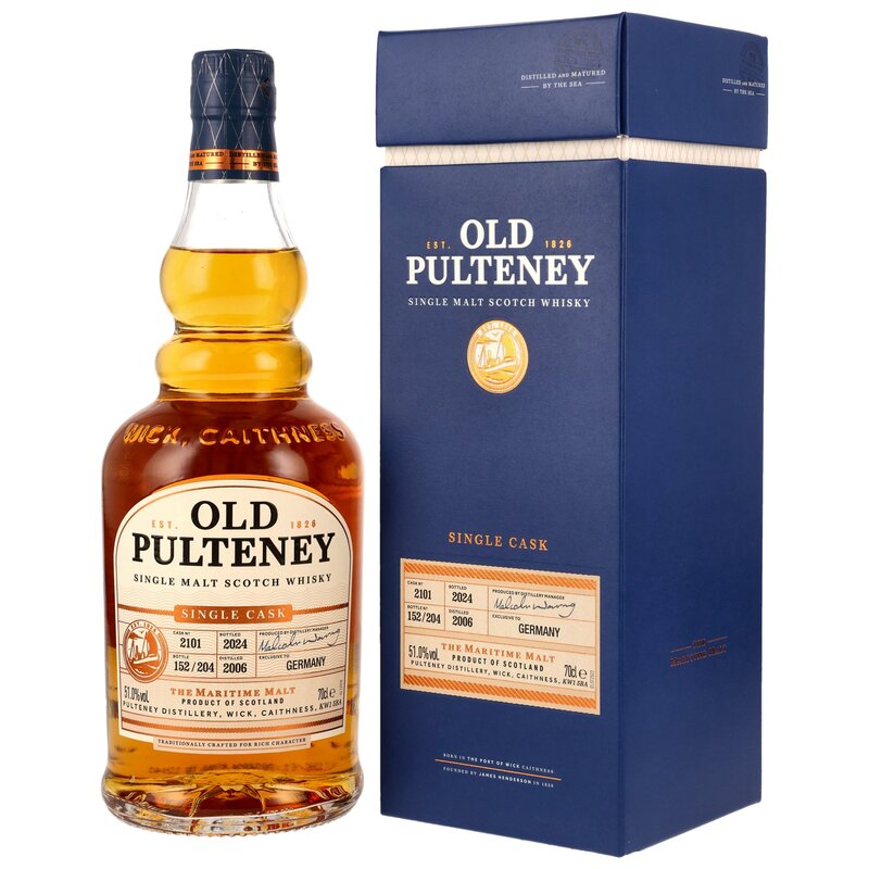 オールドプルトニー 18年 2006 - 2024 #2101 Germany Exclusive 51% 700ml