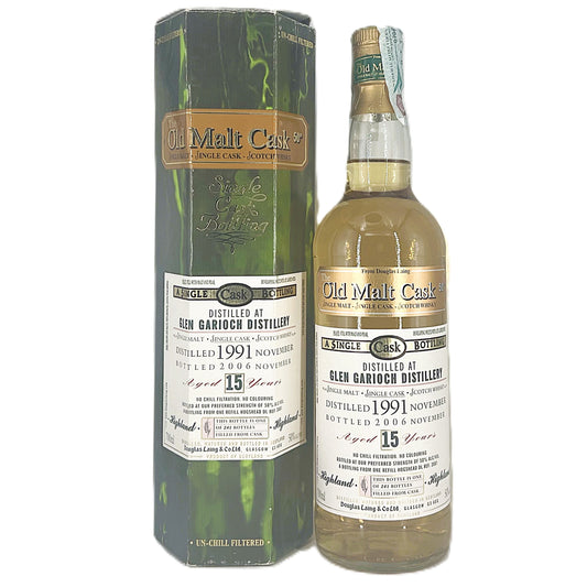 【オールドボトル】グレンギリー15年 1991 - 2006 ダグラスレインOMC イタリア流通品 50% 700ml