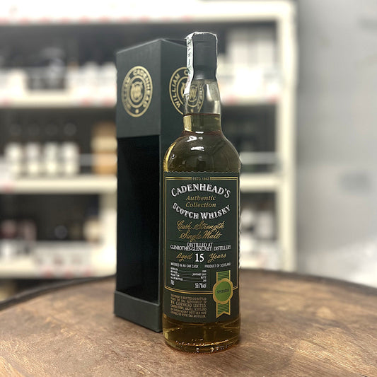 【オールドボトル】グレンロセス 15年  1999 - 2014 Cadenhead's  Authentic Collection  イタリア流通品 59.7% 700ml