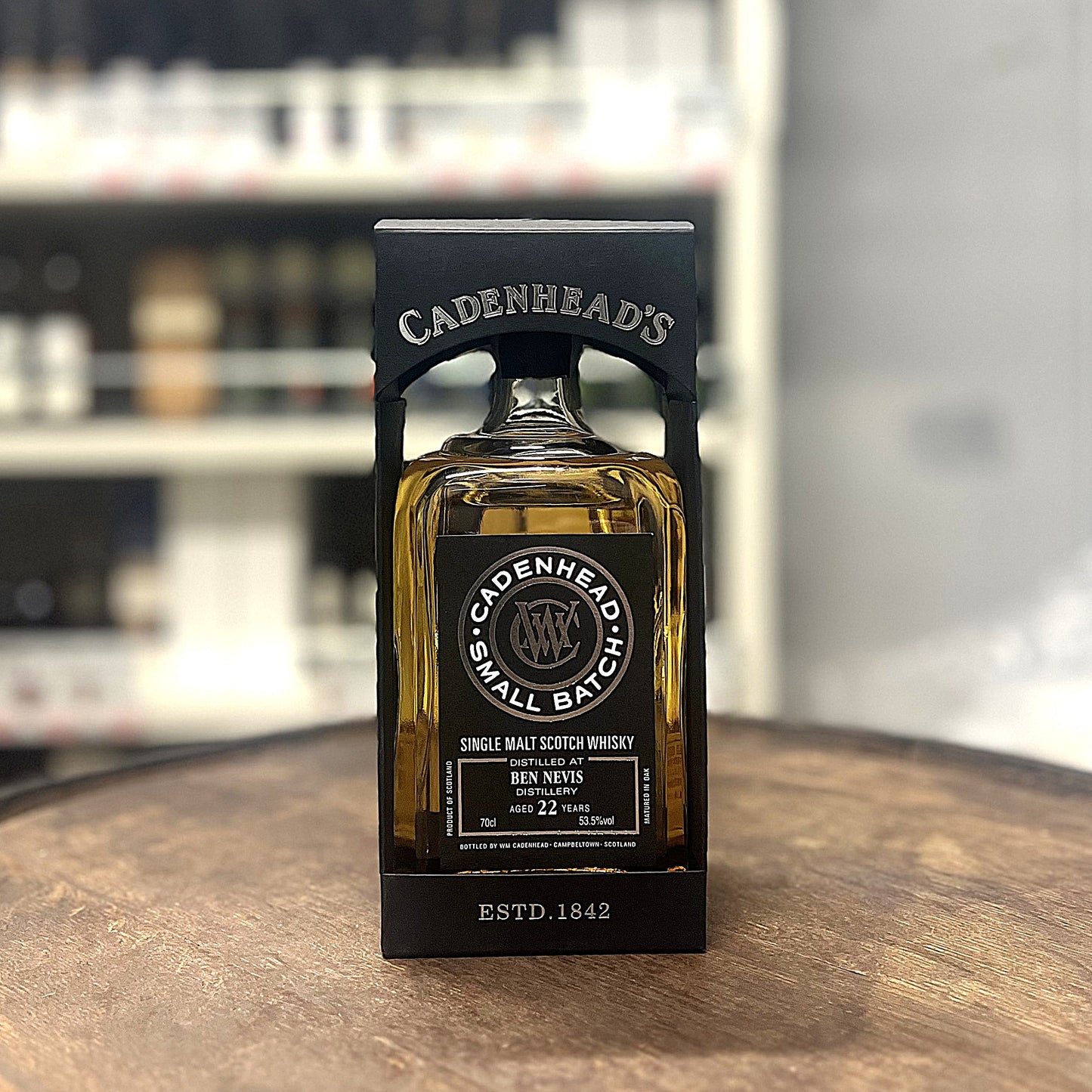 【オールドボトル】 ベンネヴィス 22年  1992 - 2014 Cadenhead's  Small Batch  イタリア流通品 53.5% 700ml