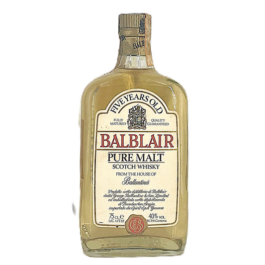 【オールドボトル】バルブレア5年 1980年代流通品 イタリア流通品 40% 750ml