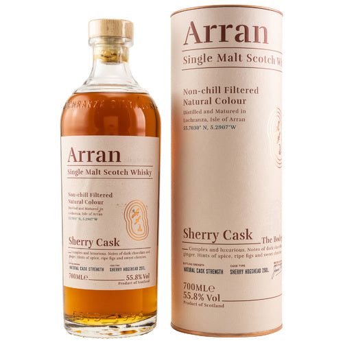 アラン シェリーカスク 55.8% 700ml