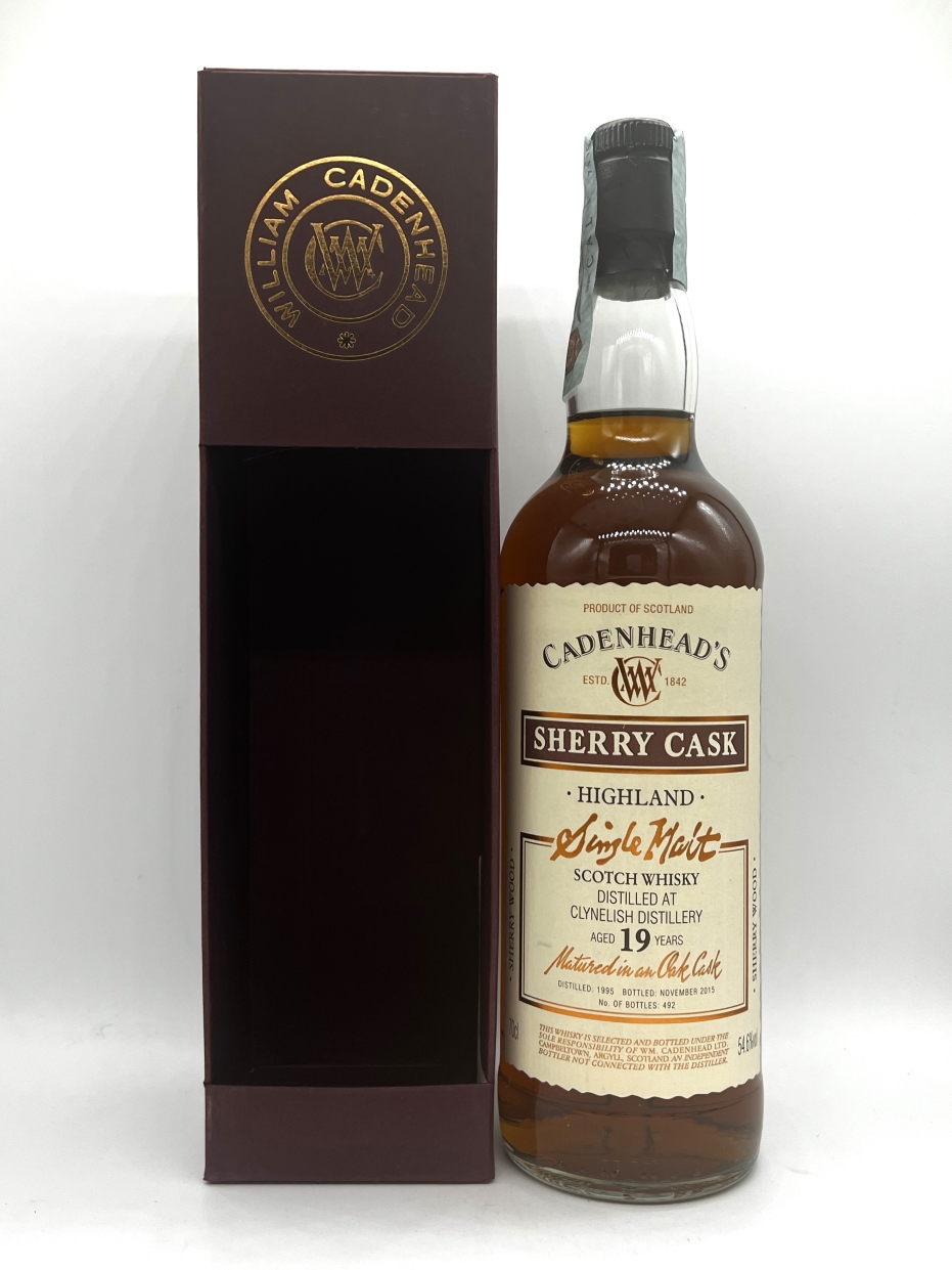 Clynelish 1995 19 Year Old - Cadenhead's Wood Range - Sherry Cask -  NIGHTCAP SPIRITS