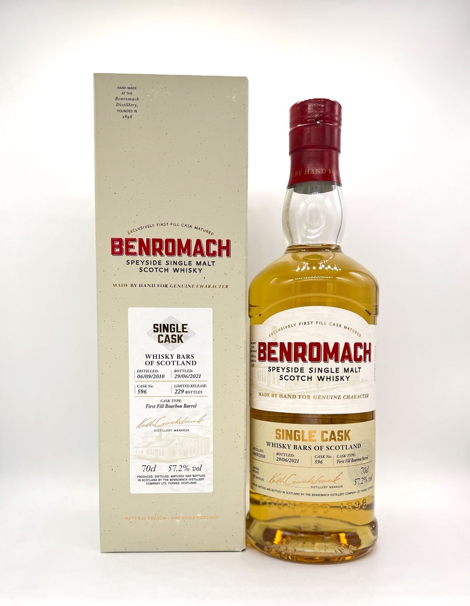 Benromach Single Cask #596 UK Bars Exclusive - NIGHTCAP SPIRITS