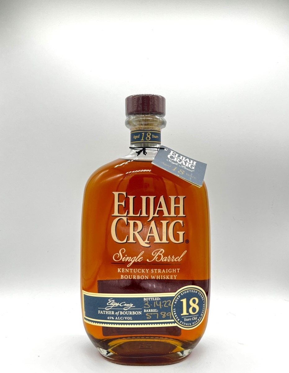 Elijah Craig 18 Year Old Single Barrel #5789